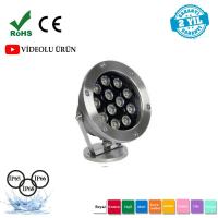 12 Watt Paslanmaz Krom Havuz Armatürü