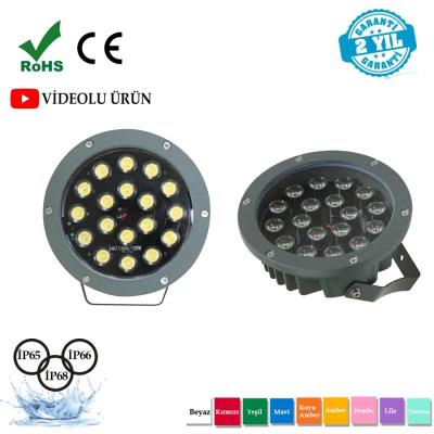 18 Ledli Bahçe Ve Ağaç Aydınlatma Armatürü