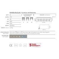 25 Watt Kuyumcu Vitrin Aydınlatma Armatürü