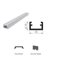 300 Cm Alüminyüm Barled (Çubuk) Boş Kasa Profili Sıva Üstü