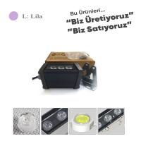 Lila Renk Led Wallwasher Led Duvar Boyama Antrasit Kumlama Kasa