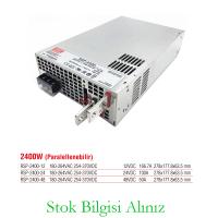Meanwell RSP-2400-48 Yüksek Verimli 2400 Watt Paralellenebilir 48 Vdc 50 Amper Standart Güç Kaynağı