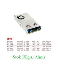 Meanwell RSP-500-12 Yüksek Verimli 500 Watt 12 Vdc 41.7 Amper Standart Güç Kaynağı