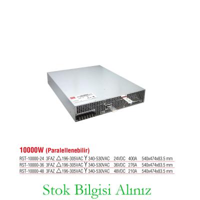 Meanwell RST-10000-48 Yüksek Verimli 10000 Watt Trifaze Paralellenebilir 48 Vdc 210 Amper Standart Güç Kaynağı