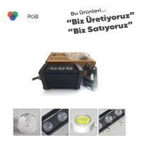 RGB Renk Led Wallwasher Led Duvar Boyama Antrasit Kumlama Kasa