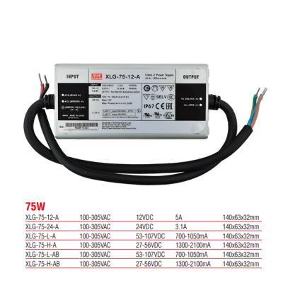 XLG-75-12-A Meanwell 75 Watt 5A Sabit Güç Ayarlanabilir Güç Kaynakları