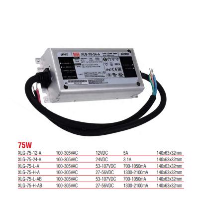 XLG-75-24-A Meanwell 75 Watt 3.1A Sabit Güç Ayarlanabilir Güç Kaynakları